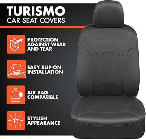 Miniatura 2 de carXS Turismo - Juego completo de fundas de asiento de automóvil fundas de asiento delantero de dos tonos para automóviles con funda de asiento