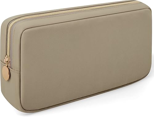 Nolon - Mini bolsa de maquillaje para mujeres y niñas, bonita bolsa de maquillaje preparada para cosméticos con cremallera, bolsa organizadora,