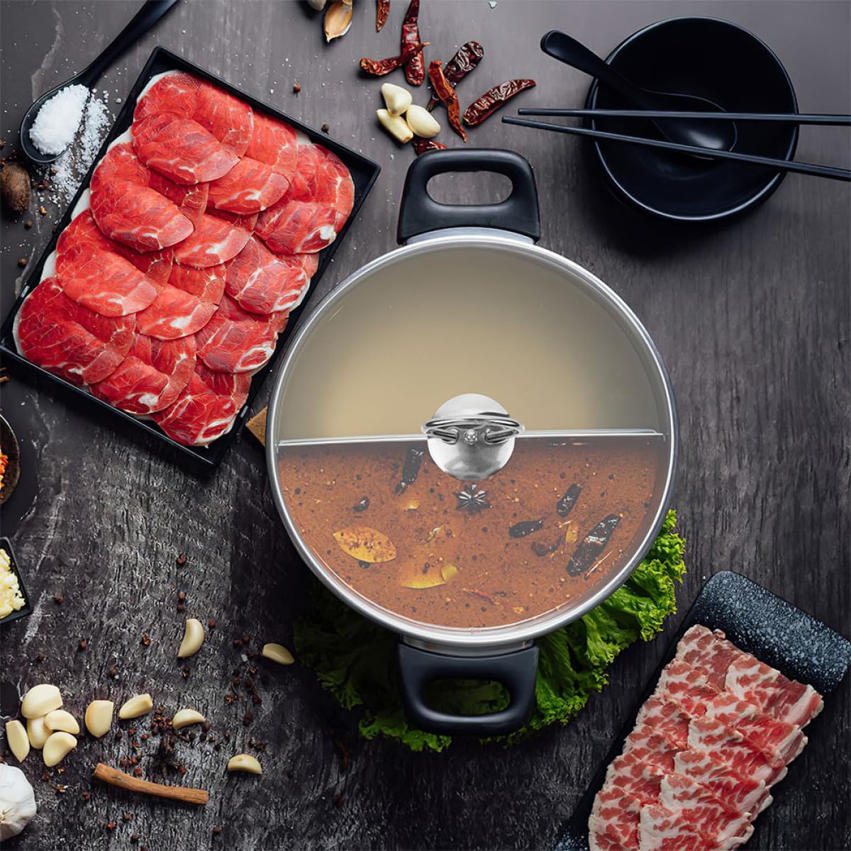 Universal 26cm Tempered Glass Lid with Handle, Sturdy Cookware Pan Cover for Soup Pots and Skillets, Reusable Kitchen Bowl Cover Suitable for Meal Basting and Food Preservation