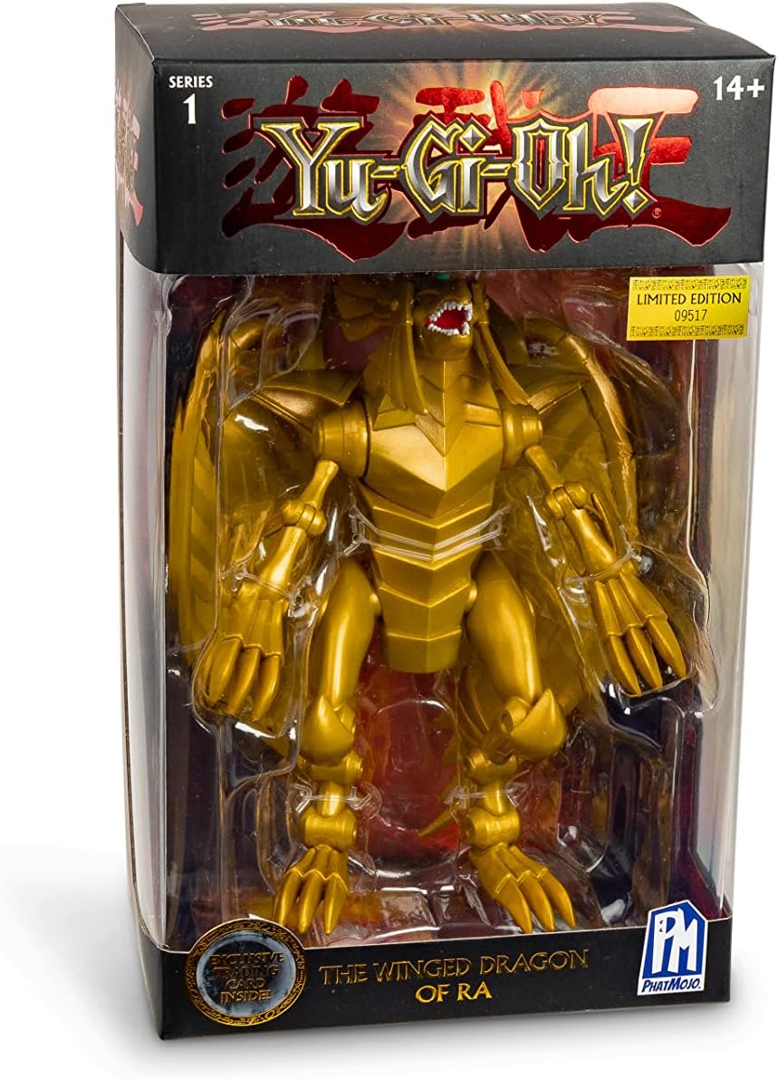 Yu-Gi-Oh! Highly Detailed 7 inch Articulated Action Figure, Limited Edition, Includes Exclusive Trading Card, The Winged Dragon of Ra