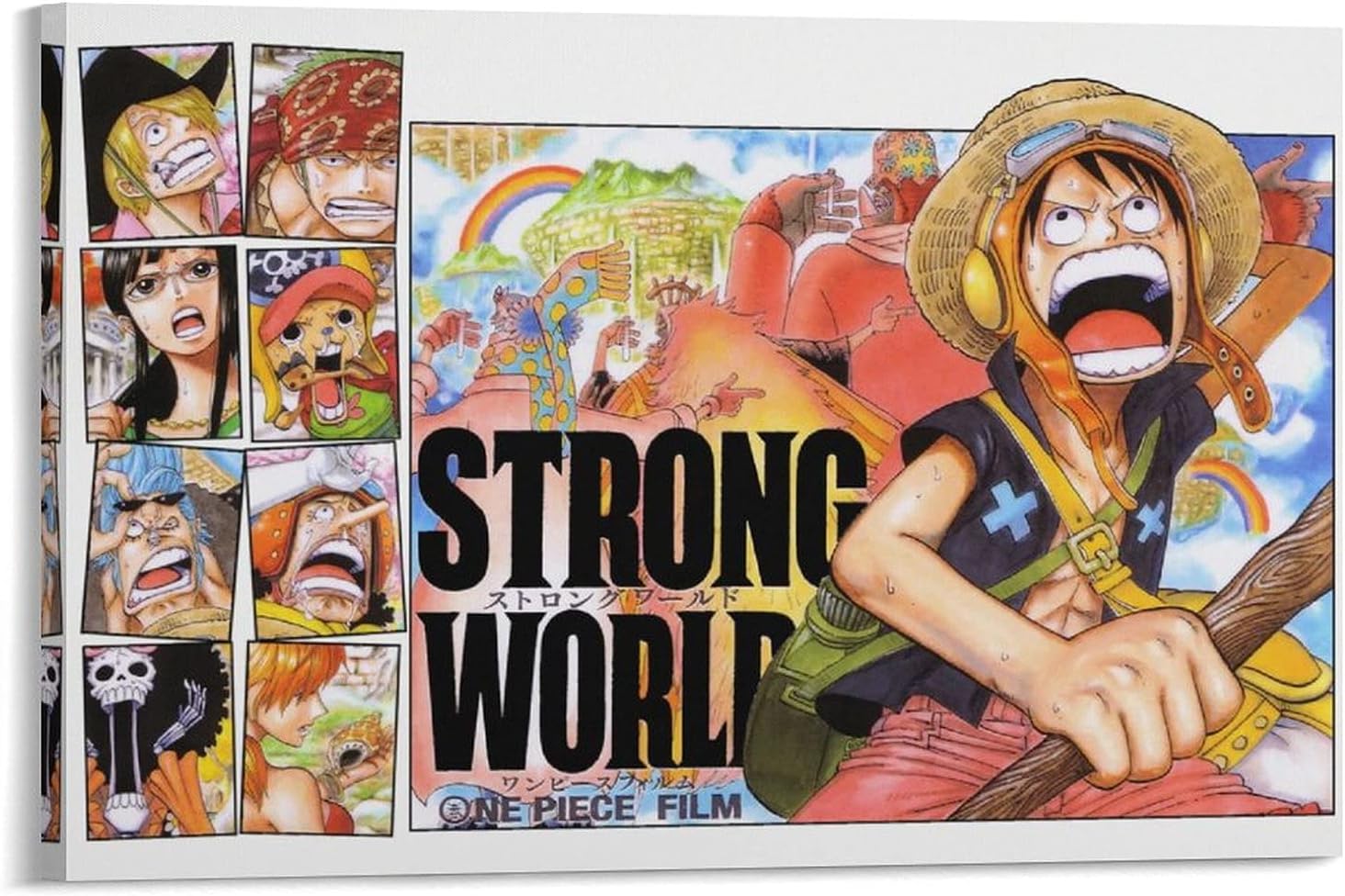 Amazon Co Jp ワンピースアニメキャンバスアートポスター装飾絵画壁アート写真家の寝室の装飾アートワーク24 36インチ 60 90cm ホーム キッチン