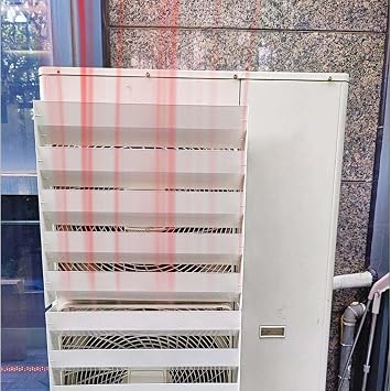 Air Conditioner Deflector Air Conditioner Defender Grilles Wind Guide for Outdoor Units, AC Compressor Condenser Air Vent Anti-Direct Blowing, Leaf Guards for Ac Unit Air Outlet Baffle