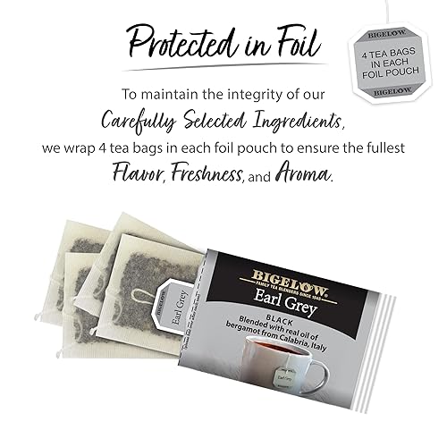 Miniatura 17 de Bigelow Vanilla Chai Black Tea, caja de 20 sobres (paquete de 6), té negro con cafeína, 120 bolsas de té en total