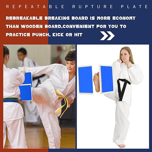 Vista 18 de Jecery Tabla de boxeo irrompible para artes marciales, karate de taekwondo, artes marciales, artes marciales, artes marciales, artes marciales