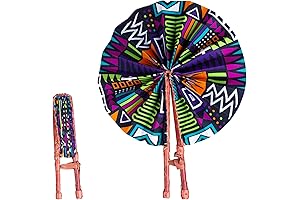 Ankara Folding Fan Ghana Style For Wedding Ceremony Pic Party