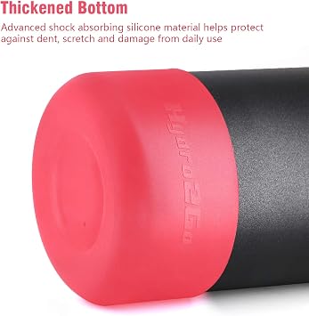 Replacement Straw Lid for Hydro Flask 12,18, 21, 24 oz Standard Mouth Water Bottle & Silicone Protective Boot.Bottom Sleeve Cover & Hydroflask Sipping Top Cap