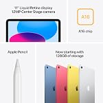 Apple iPad with A16 chip: 11-inch Liquid Retina Display, 128 GB, Wi-Fi 6, 12MP Front/12MP Back Camera, Touch ID, All-Day Battery Life — Pink