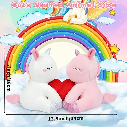 Miniatura 4 de Leokawin Lindo animal de peluche, juguetes de peluche de animales suaves, juguete de peluche de amor que abraza