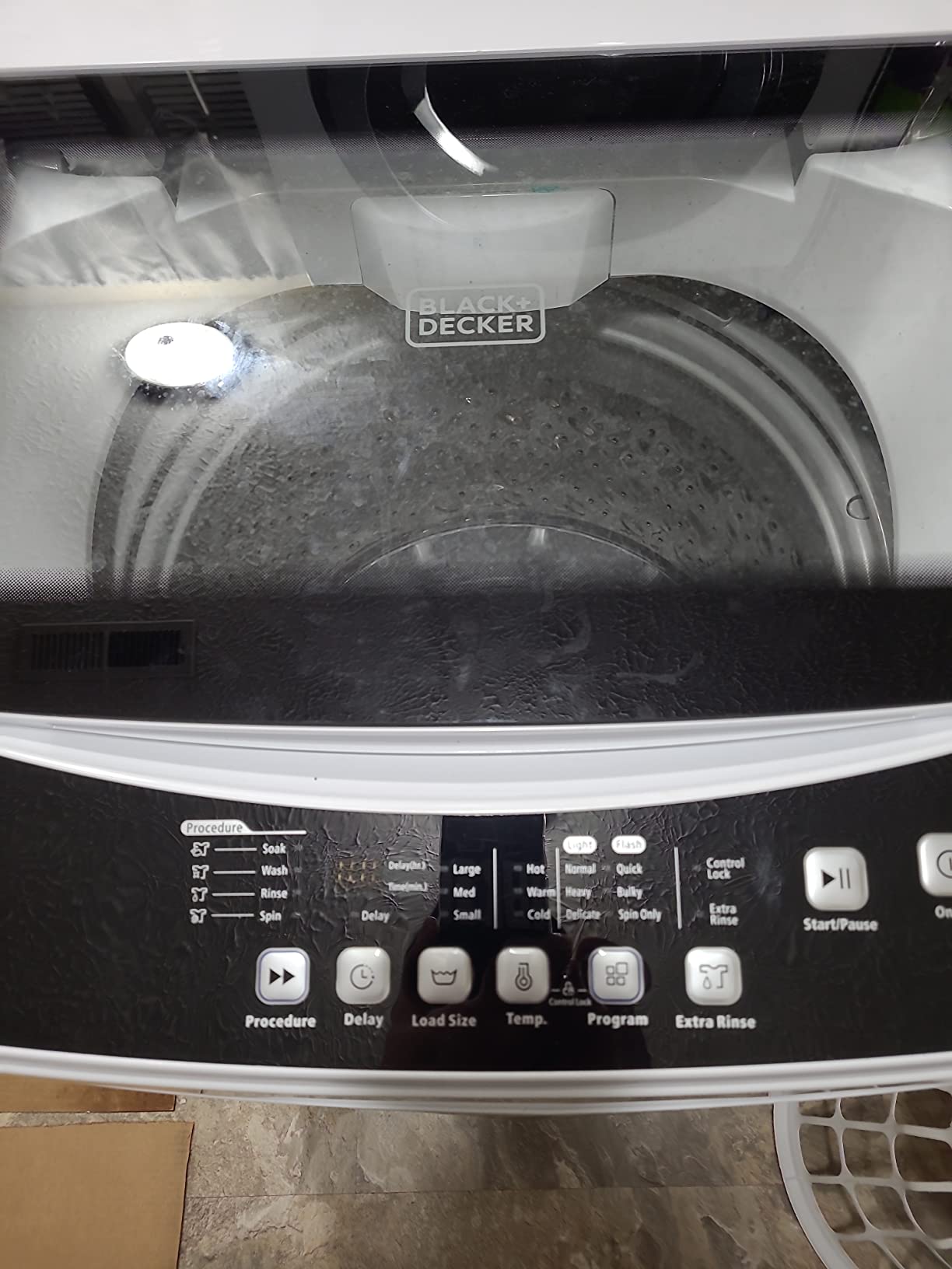 31/mo Finance BLACK+DECKER Small Portable Washer, Washing Machine