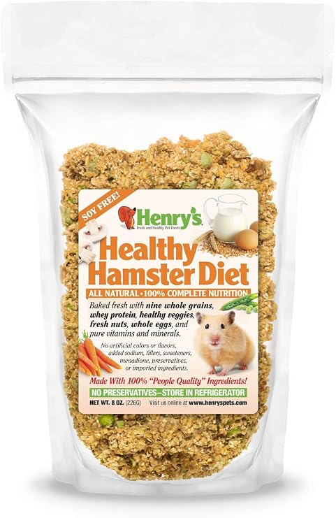 Henry's Hamster Food | The Only All Natural, Baked Fresh to Order Hamster Food