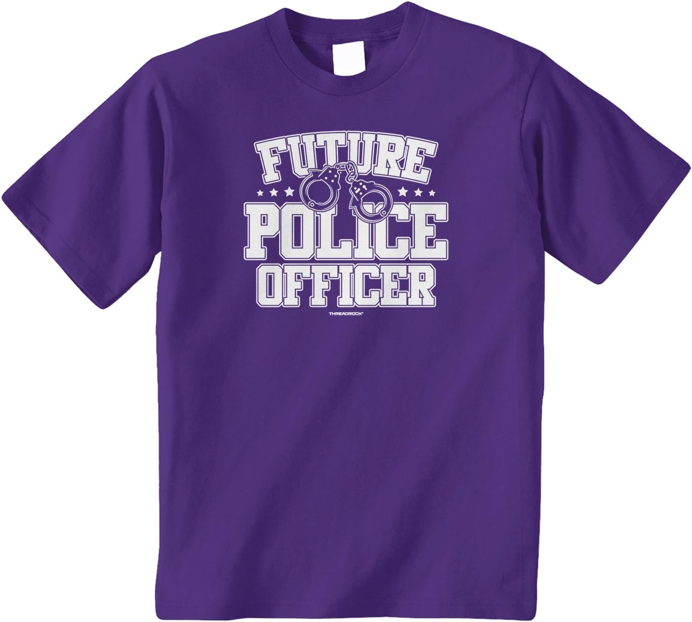 Threadrock Big Boys' Future Police Officer Youth T-Shirt