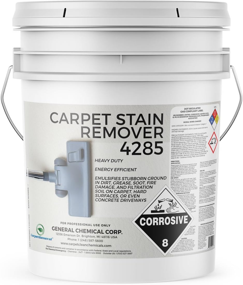 CarpetGeneral Heavy Duty Carpet Stain Remover 4285 Easy