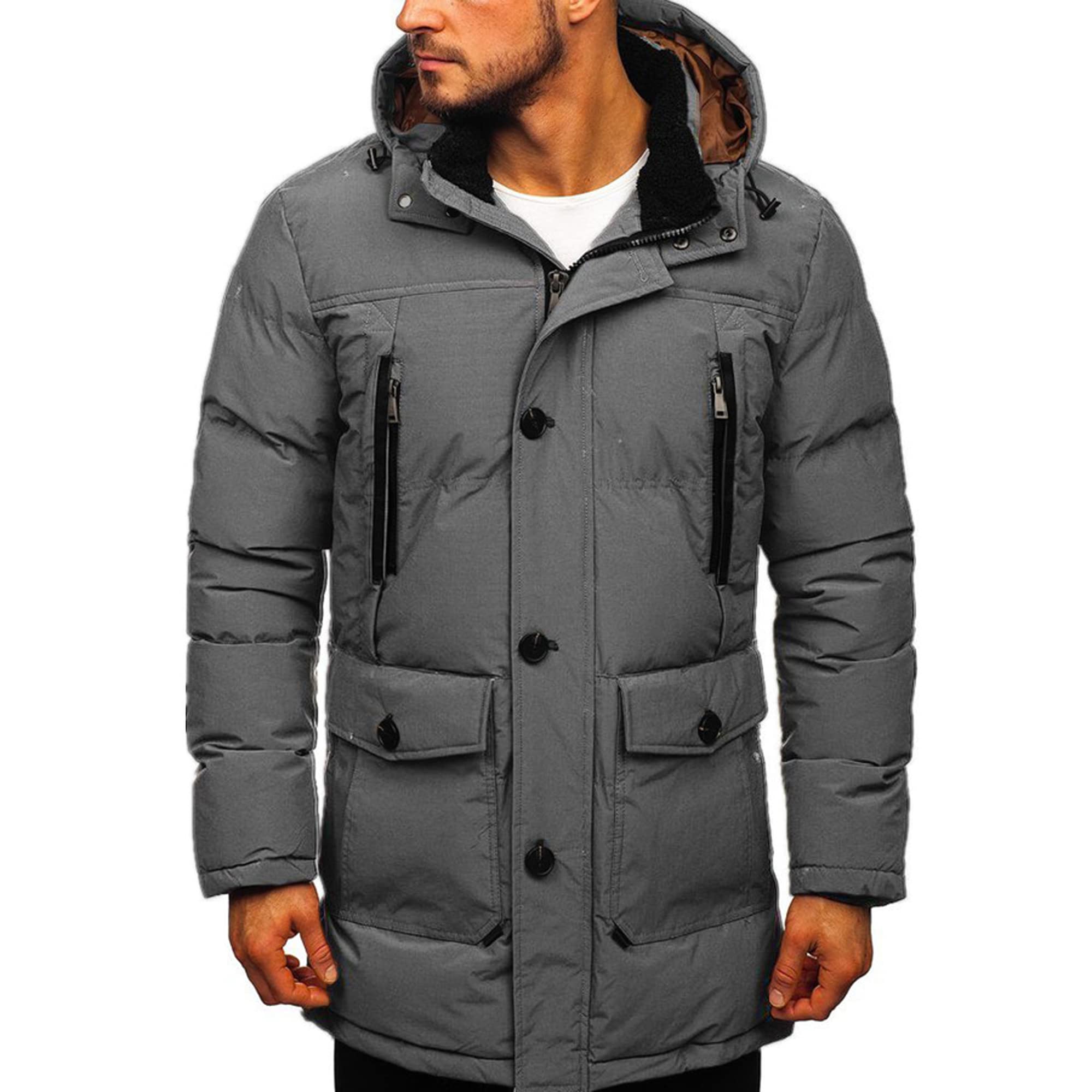 Doudoune homme Letuwj veste tricotée idéale pour la ville