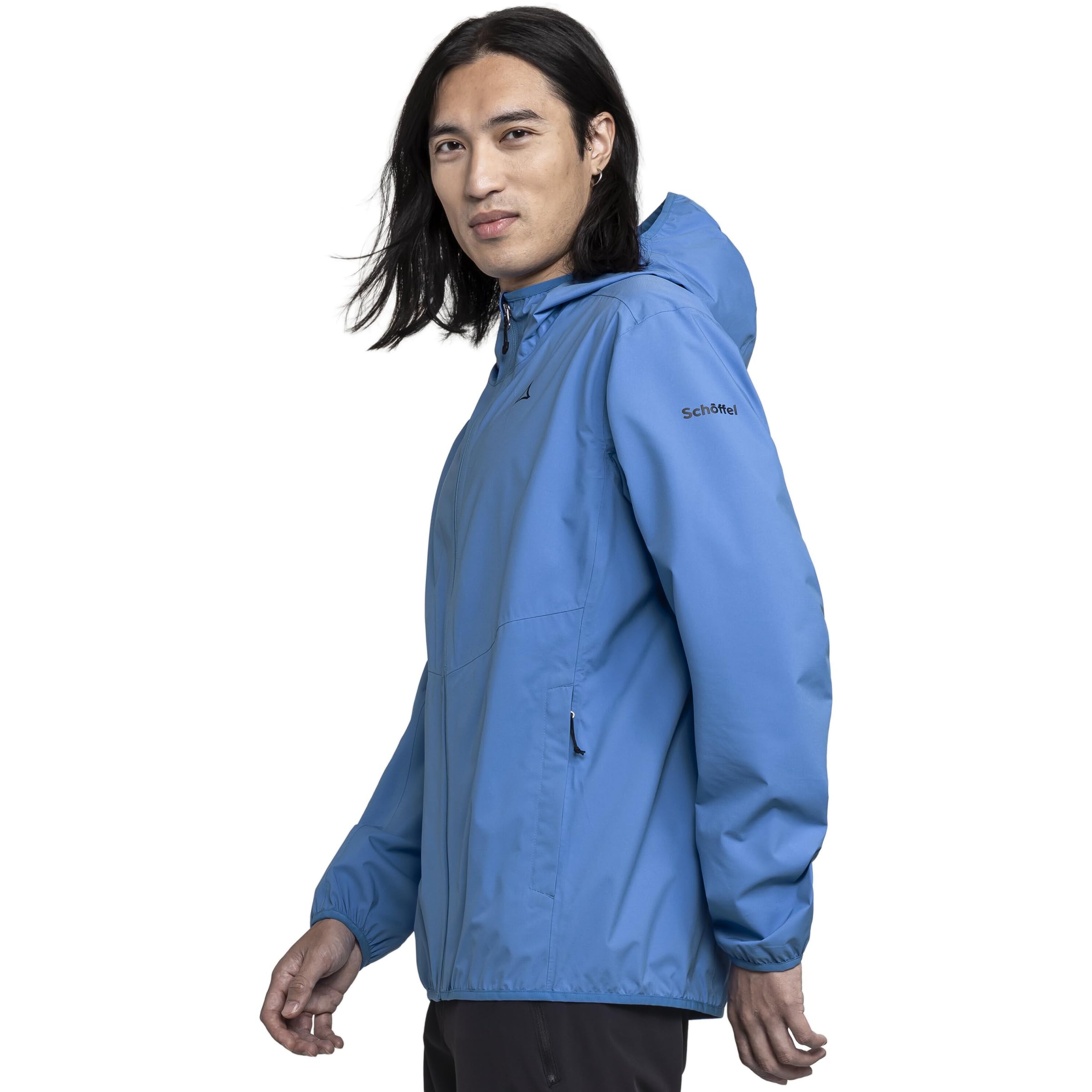 Schöffel Herren Jacket Style Migandi MNS, Allwetterjacke mit 2-Wege-Stretch, mit verstellbarer Kapuze, wasserdicht und atmungsaktiv