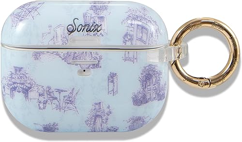 Sonix Fundas para AirPods Pro (1. generación) - Tapa dura, Funda protectora para Apple AirPods Pro Gen 1 Bleu Toile
