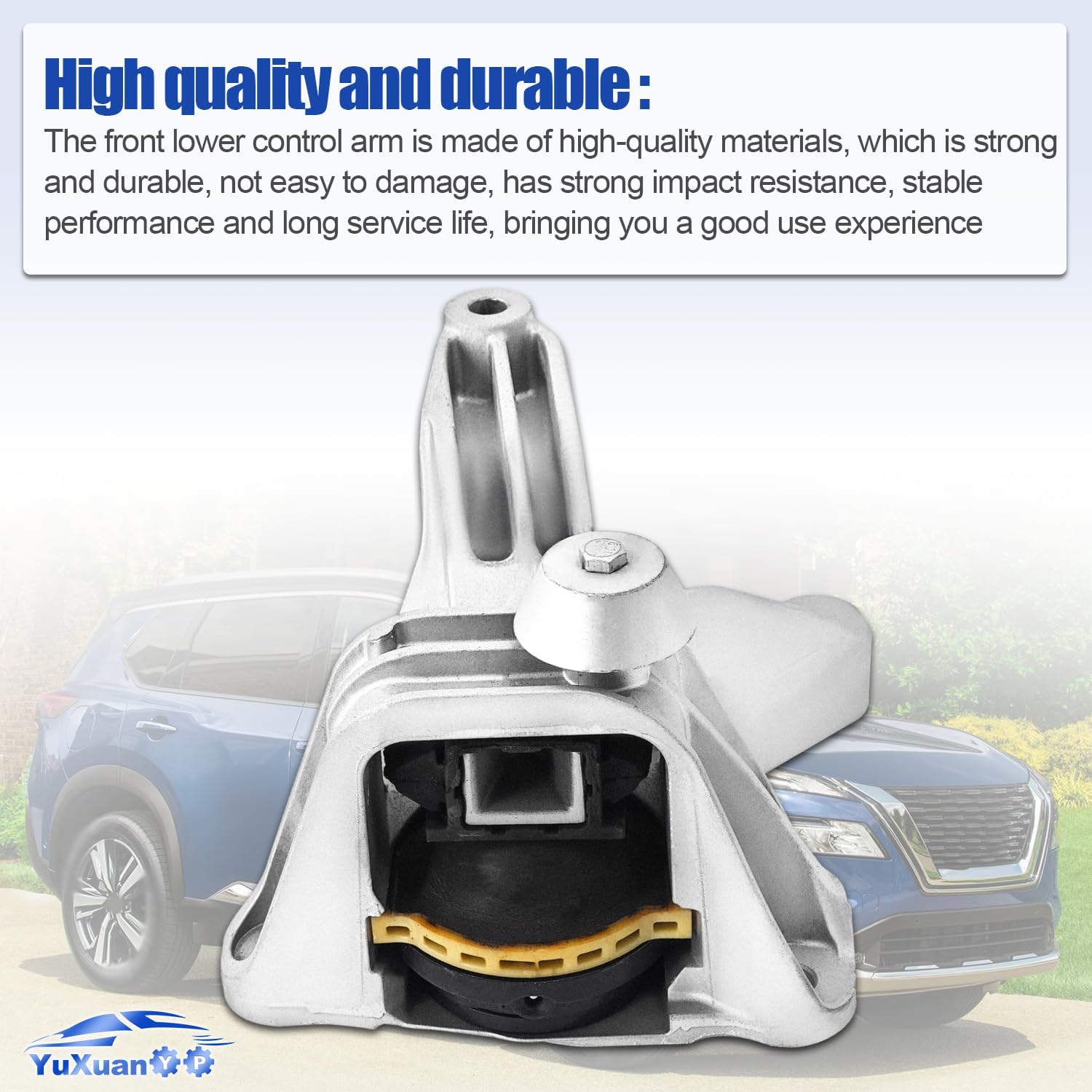 112106RC0B Engine Mount Right Fits for 2021-2024 Nissan Rogue Platinum S SL SV 1.5L L3 Gas# 11210-6RC0B