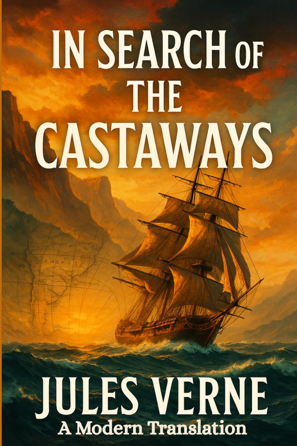 In Search of the Castaways - A Modern Translation: A Classic Jules Verne Adventure of Shipwreck, Secrets, and a Daring Rescue Across the Globe
