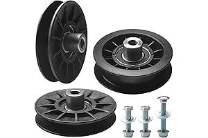 Drive Belt Idler Pulley Kit Compatible with Husqvarna Riding Lawn Mowers