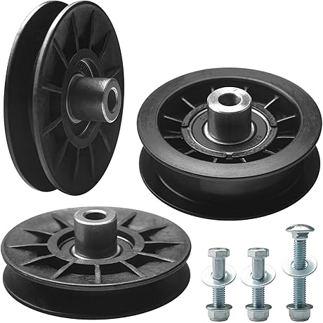 Drive Belt Idler Pulley Kit Compatible with Husqvarna Riding Lawn Mowers