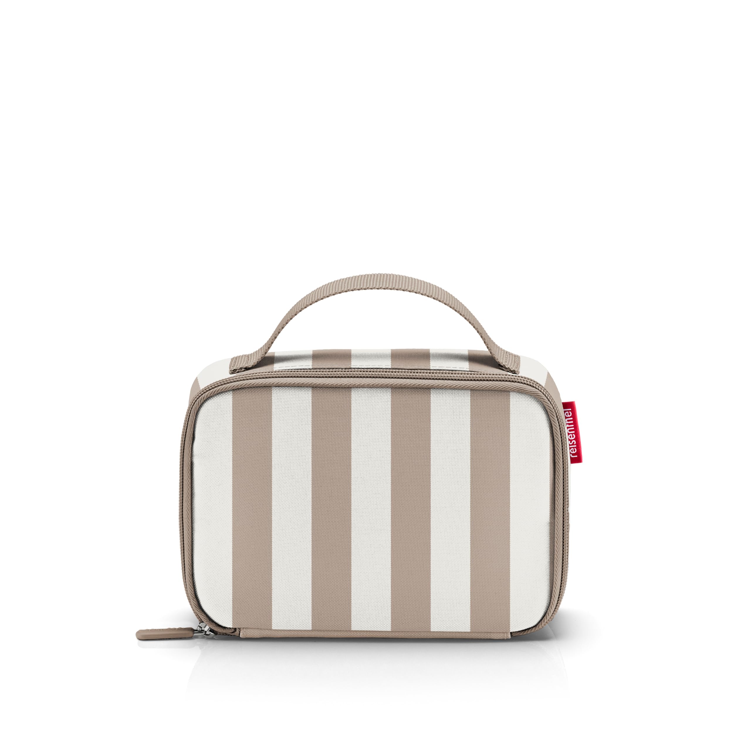 reisenthel thermocase summerstripes Coffee – Kleine Kühltasche für Kosmetik, Medikamente, Snacks u. v. m. – Aus wasserabweisendem Material