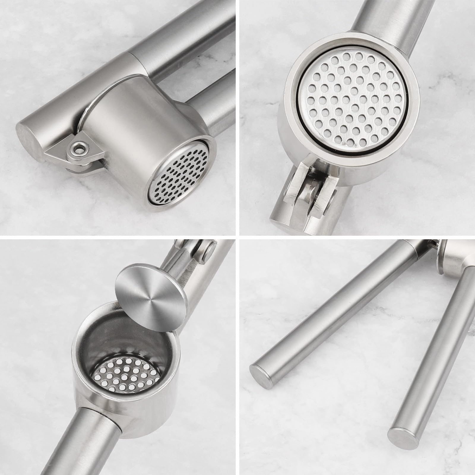 Produktbild von Zhongko Knoblauchpresse Garlic Press Knoblauch Presse Praktischer Knoblauchpresse