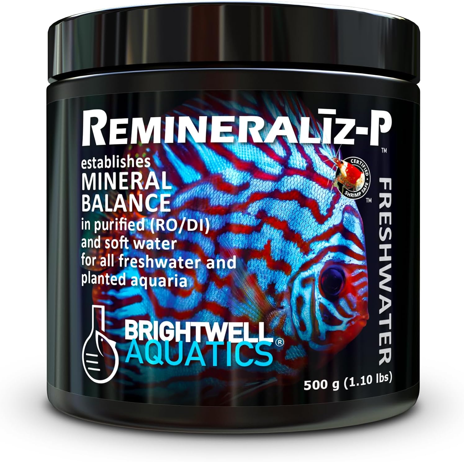Brightwell Aquatics Remineralīz-P – Restores GH & TDS for Freshwater Aquariums, Replenishes Essential Minerals for RO & Distilled Water, Supports Fish & Plant Health, 4kg
