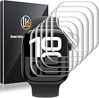 Vista 16 de LK Pack de 3 para Apple Watch Ultra 3 Protector de Pantalla 49mm [Cero-Falla] HD Top 9H Vidrio Templado Apple Watch Ultra / Ultra 2 Protector