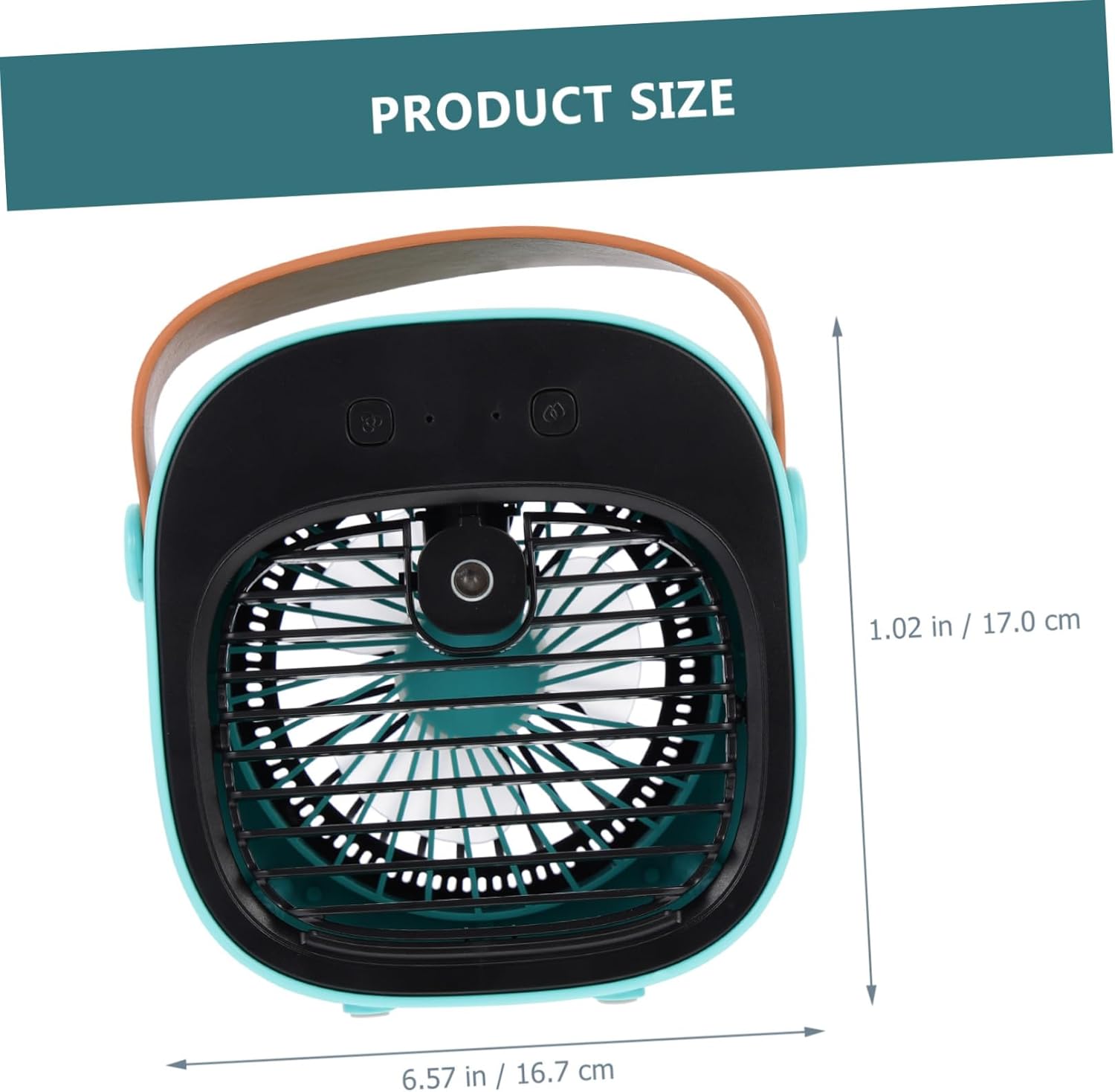 USB Desk Cooling Fan Portable Mini Desktop Air Cooler with Misting Function for Home Office Dormitory Usb-powered Compact Fan