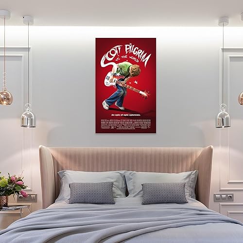 Miniatura 8 de Scott - Póster de película de Pilgrim Vs. The World, pinturas artísticas en lienzo, decoración de pared, decoración del hogar, decoración de sala de