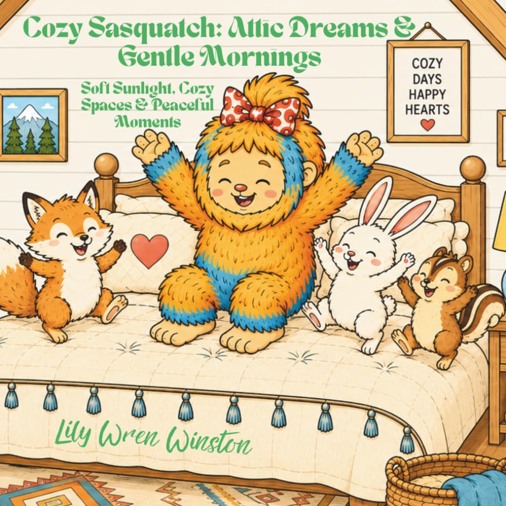 Cozy Sasquatch: Attic Dreams & Gentle Mornings: Soft Sunlight, Cozy Spaces & Peaceful Moments