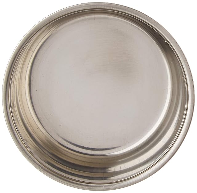 Foto 3 de 5 de Arquivet Comedero de Acero Inoxidable Loro con palomita 150 ml para pájaros - Accesorios para Aves