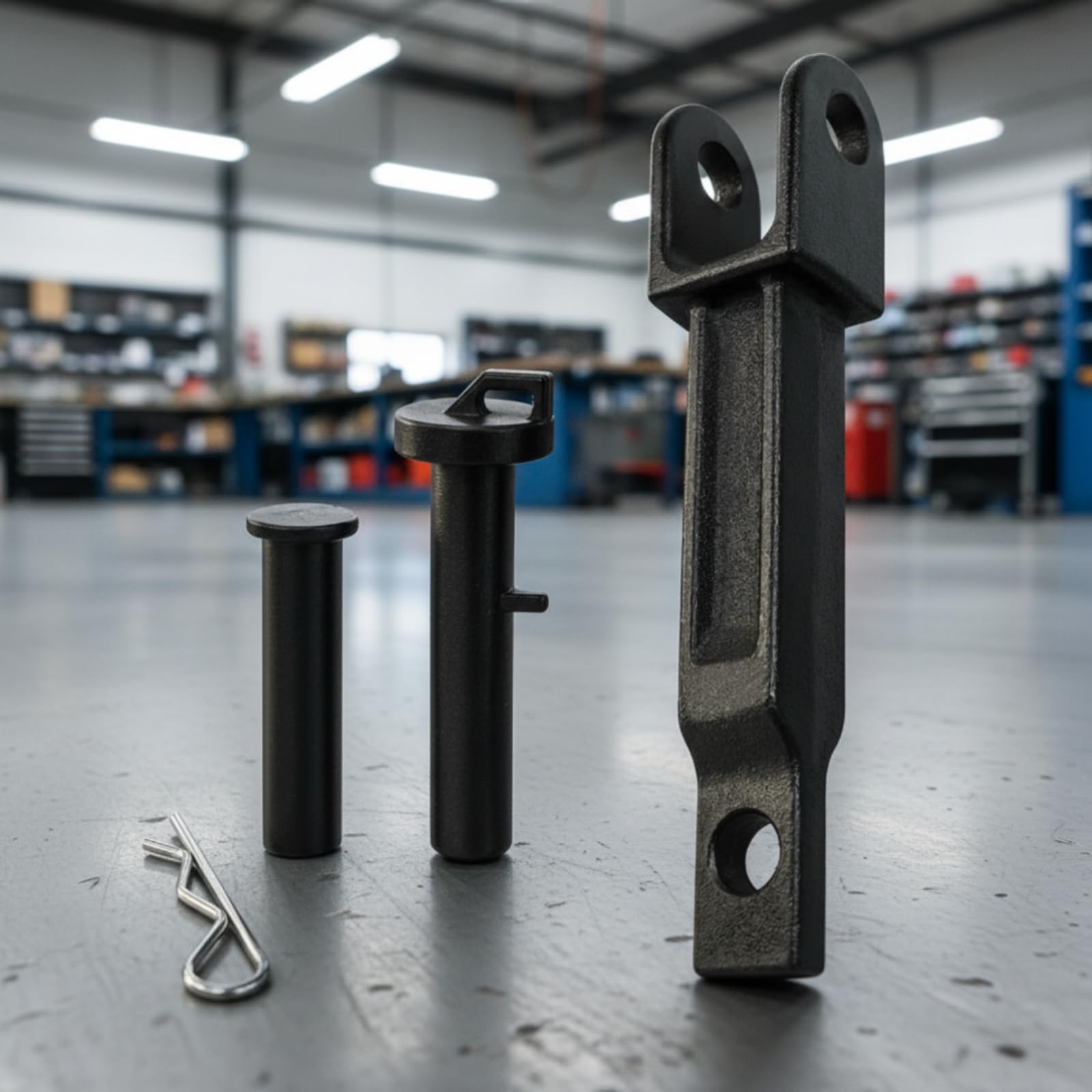 Gancio di Traino con Perno Professionale Gancio di Traino con Perno Trazione Facile da Installare Ferramenta per Camionisti, Meccanici, Officina