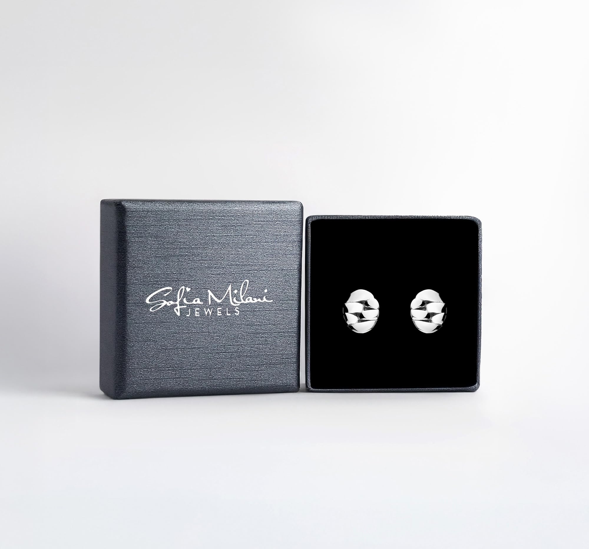 SOFIA MILANI - Pendientes para Mujeres en Plata de Ley 925 - Pendientes de Nudo