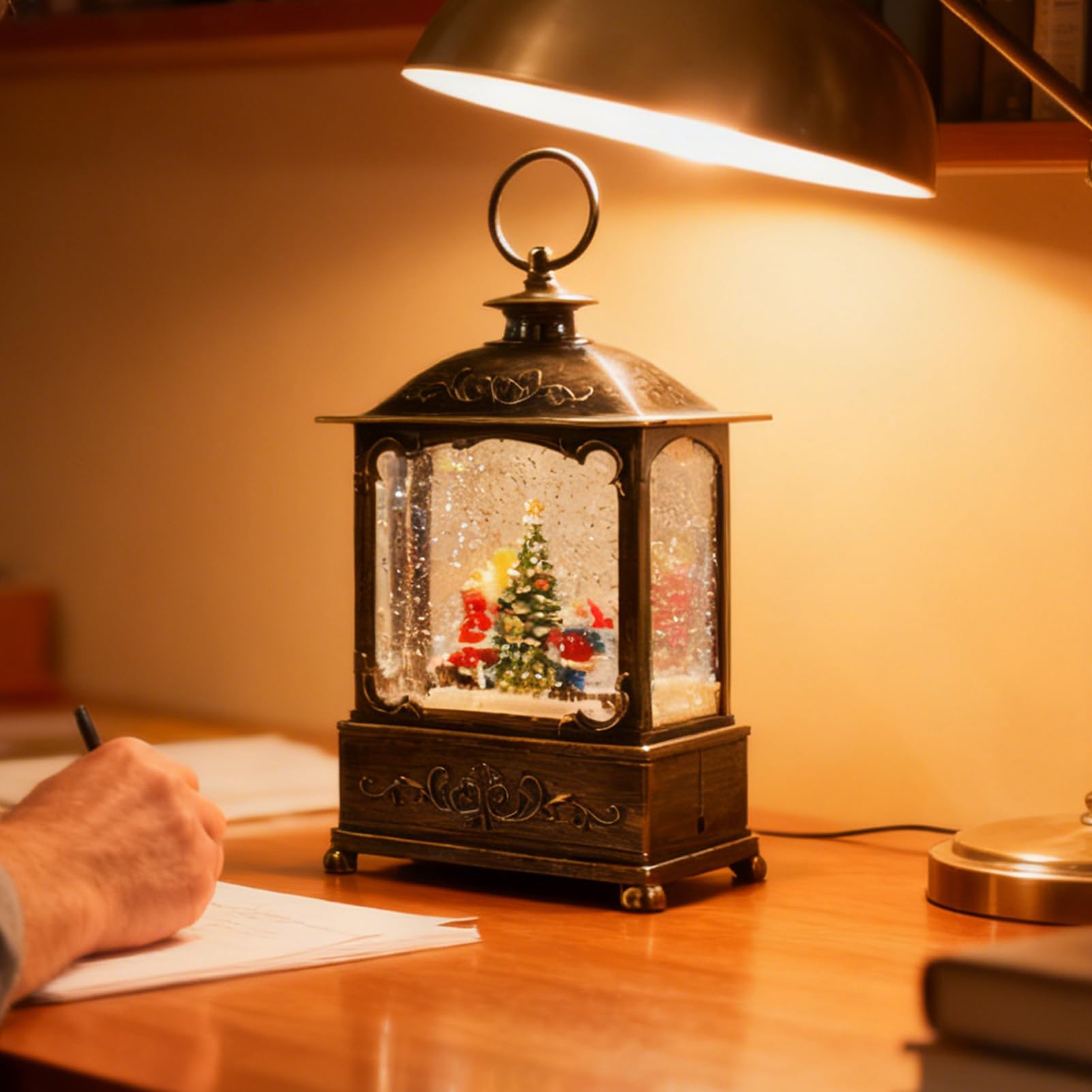 Linternas Navideñas Decorativas De Interior Con Temporizador Musical