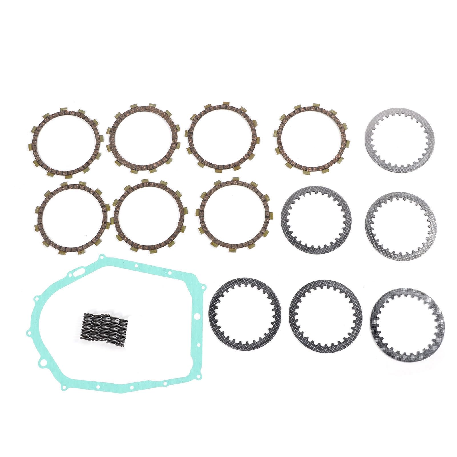 Keenso Kit de Embrague Kit de Embrague Completo con Aleación de Aluminio y Discos de Fricción de Papel Junta de Resortes OEM Apto para 350 YFM350R 2004 a 2013 Reparación de ATV