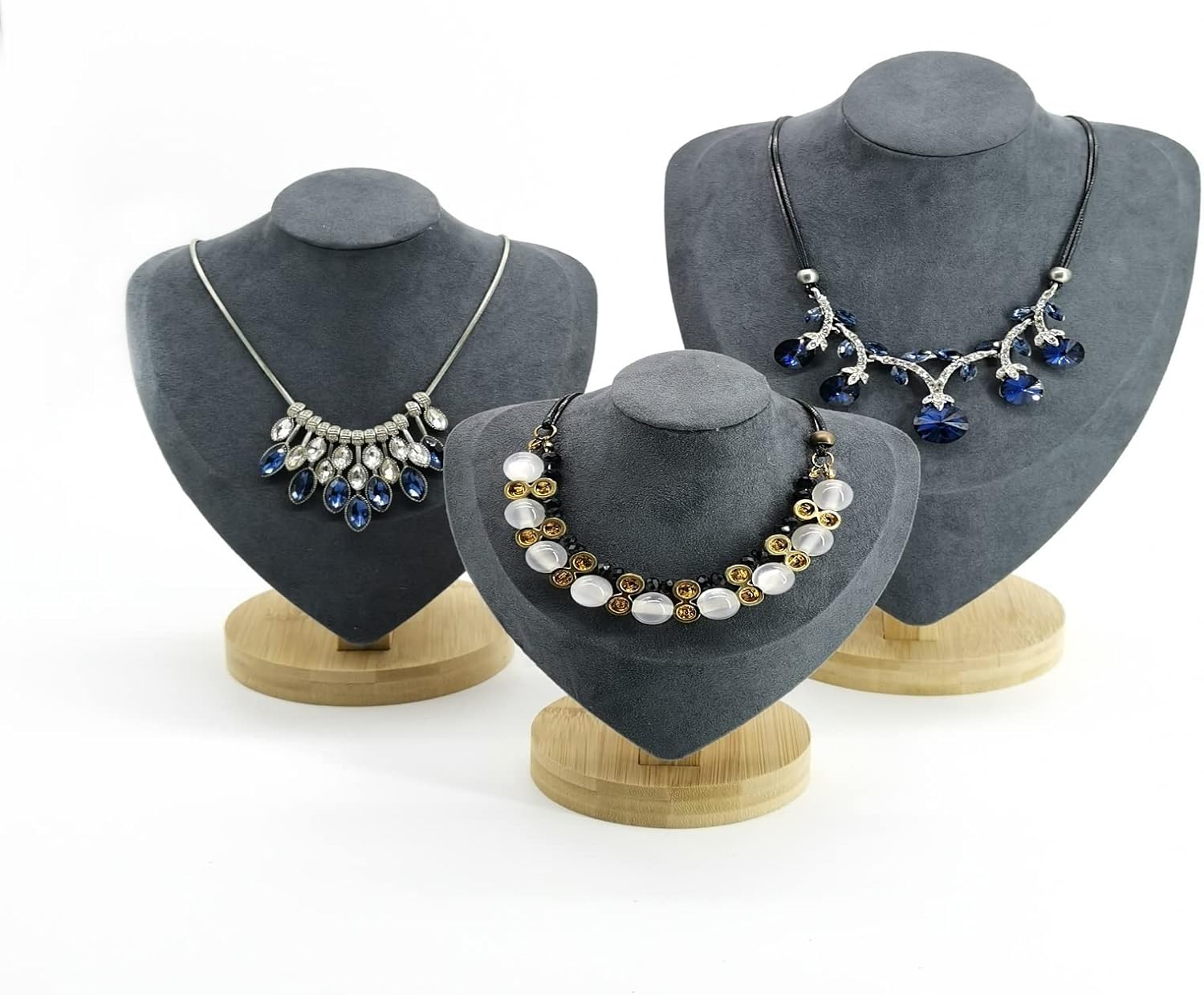 Jewelry armoire Necklace Display Stand Pendant Jewelry Display Stand Bracket Velvet Jewelry Box Organizer Jewelry Store Display Ornament jewerly Tree organizing (Color : B2 m) (B2 M)