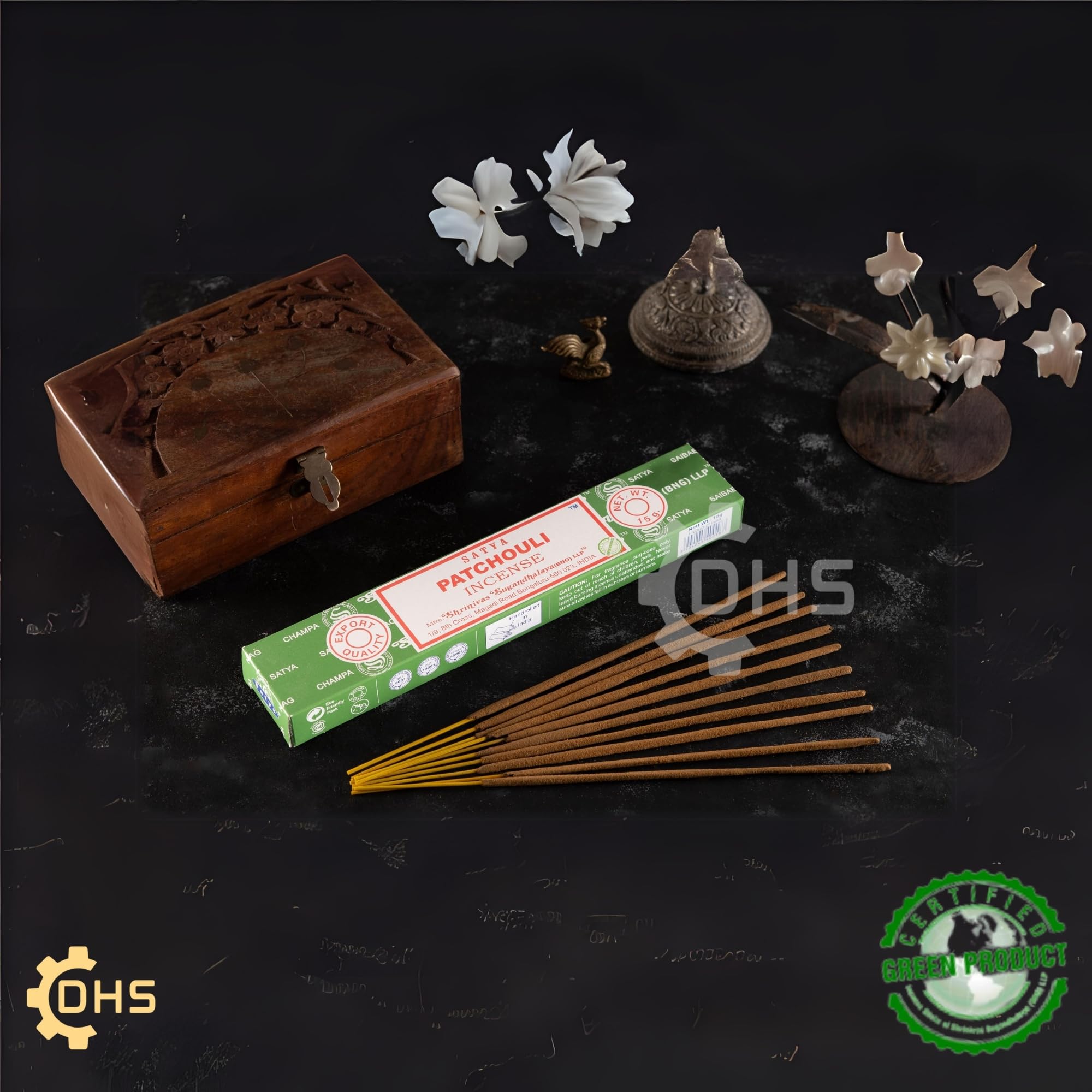 Satya Nag Champa Patchouli Incense Sticks - Image 3