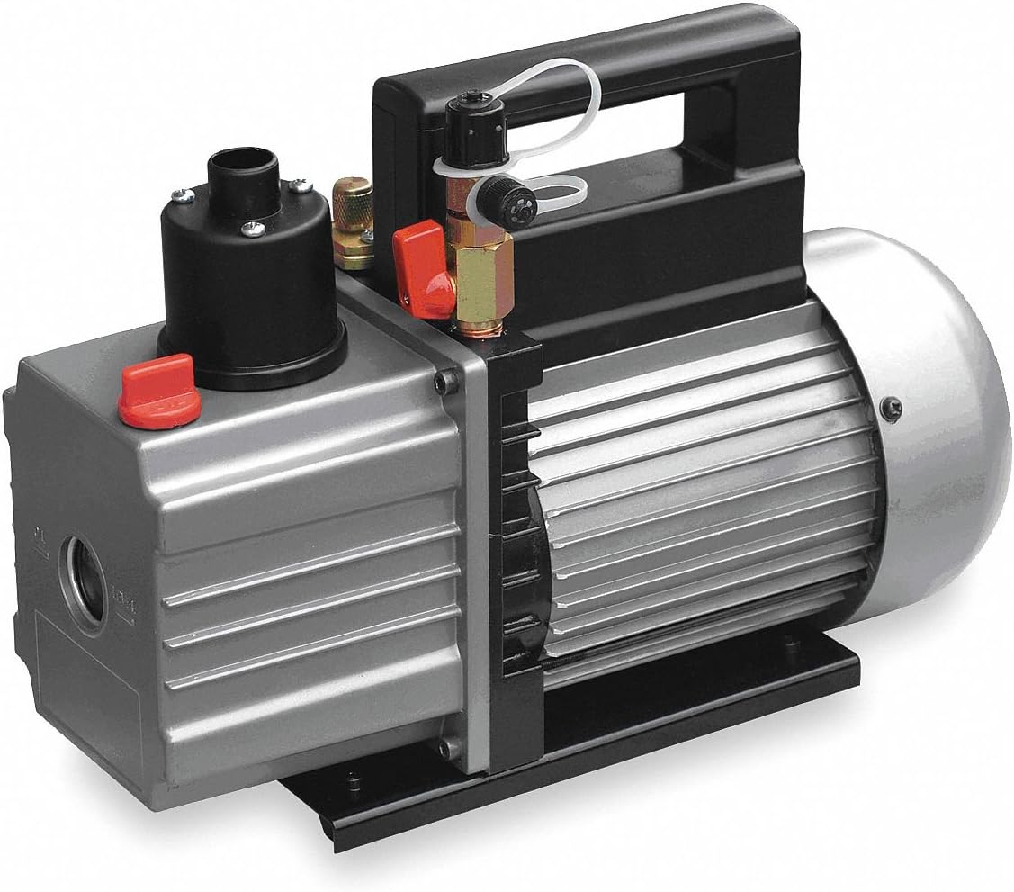 Refrig Evacuation Pump,9.0 cfm,6 ft.