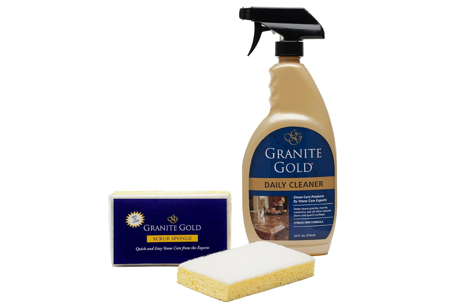 Granite Gold Non-Scratch Scrub Sponge for Granite, Marble & Other Natural Stone & Quartz Surfaces