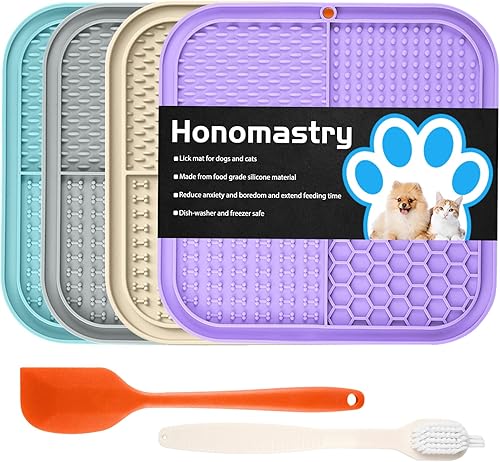 Miniatura 7 de Alfombrilla de lamer para perros, almohadilla de lamer premium con ventosas para aliviar la ansiedad del perro, cuencos de alimentación lenta
