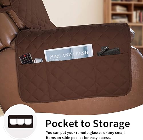 Miniatura 1137 de Easy-Going - Funda reversible para sofá, resistente al agua, con varillas de espuma y correas elásticas, protector de muebles para mascotas y perros