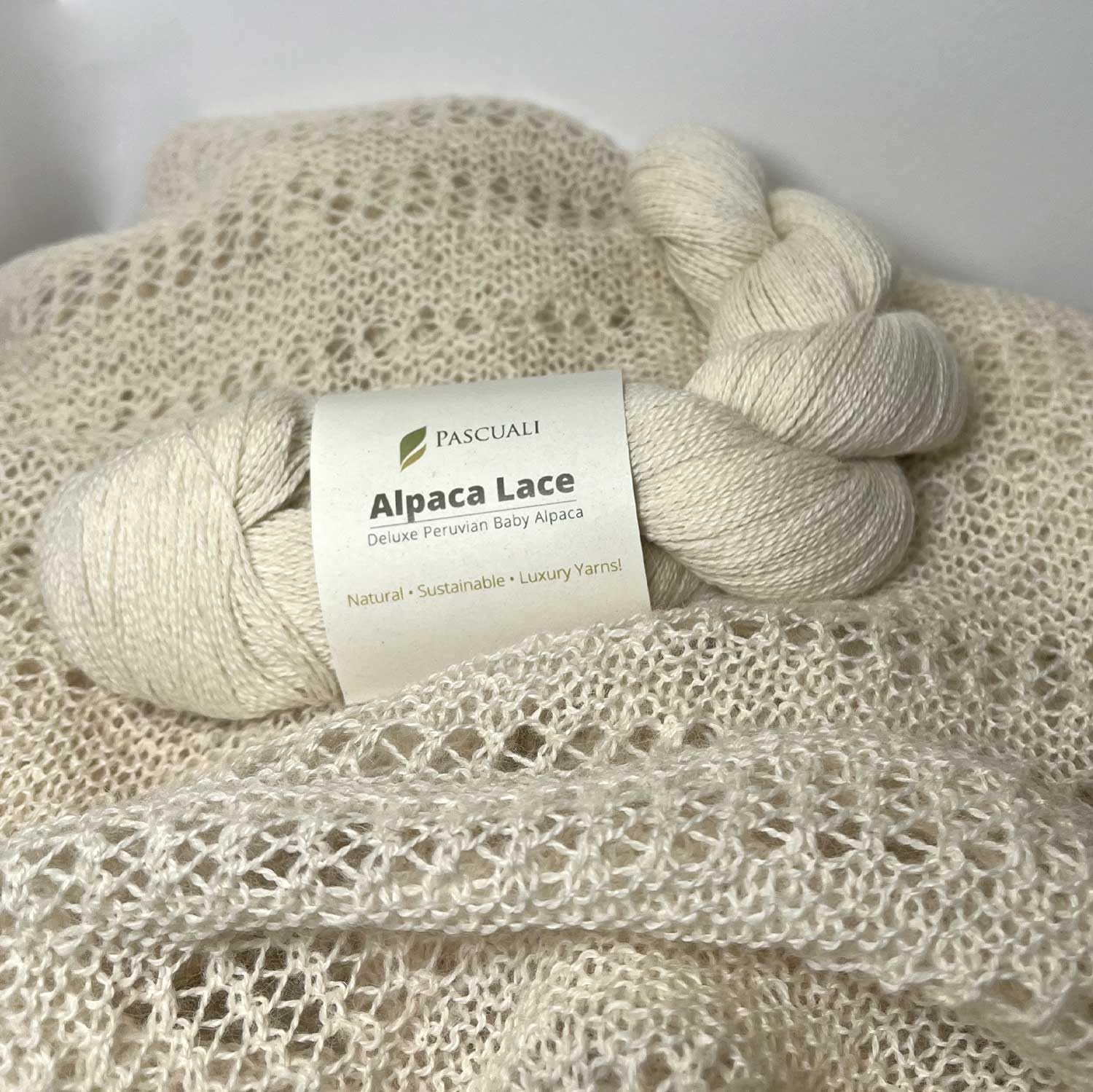 PASCUALI Alpaca Lace - Gomitolo di lana di alpaca, 100% lana di alpaca, per lavorare a maglia e all'uncinetto, set da 3 fili, 150 g, colore: noce 34