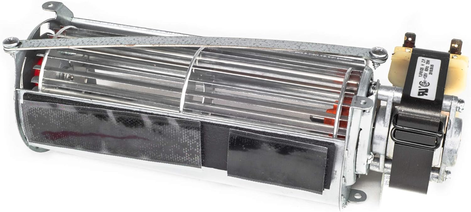 GZ550 Fireplace Blower Kit for Continental and Napoleon Fireplaces; Rotom HBRB58 | Ball Bearing, Quiet, High Air Flow, Energy Efficient