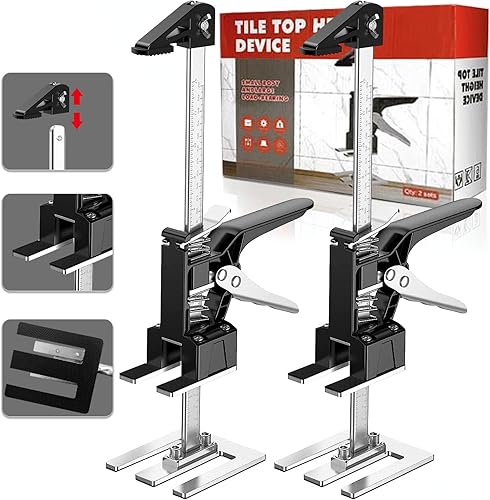 Paquete de 2 gatos de brazo de ahorro de mano de trabajo, gato elevador de muebles multifuncional de 15.5 pulgadas, herramienta de mano para