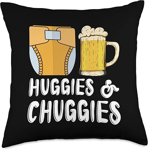 Huggies n Chuggies Huggies and Chuggies  Almohada de 18 x 18 pulgadas, multicolor