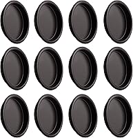 Vista 8 de HOMOTEK Paquete de 4 Tiradores de Dedo para Puerta de Armario de 2-1/16", Instalación Fácil a Presión, Acabado de Níquel Satinado, Se Adapta a un