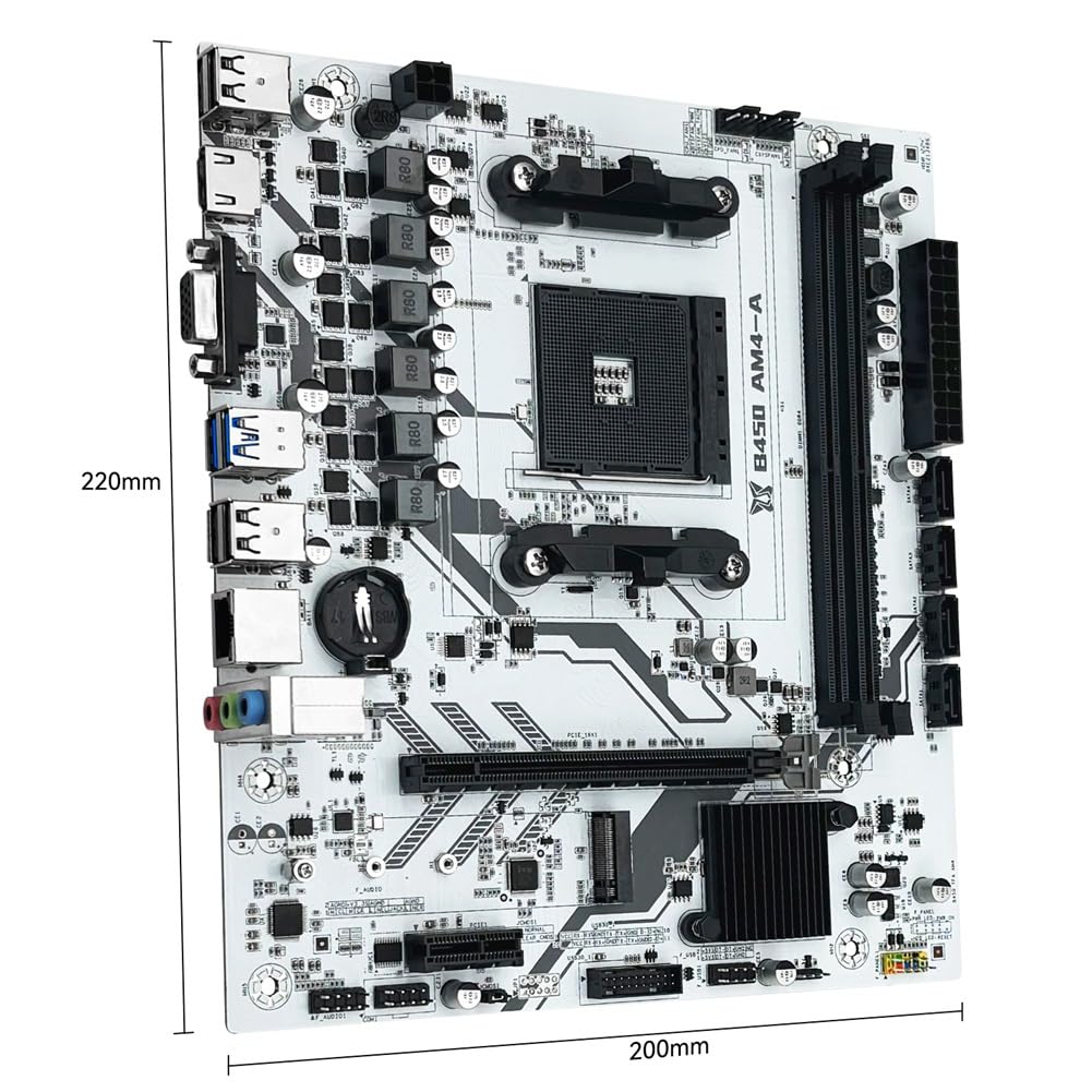 Per Scheda Madre Machinist B450 Supporta Processori Ryzen 5500 5600 5600G, Memoria DDR4 Dual-Channel, Socket AM4