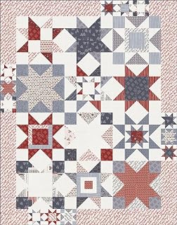 Sweetwater Independence Day Seeing Stars Quilt Kit Moda Fabrics KIT55720