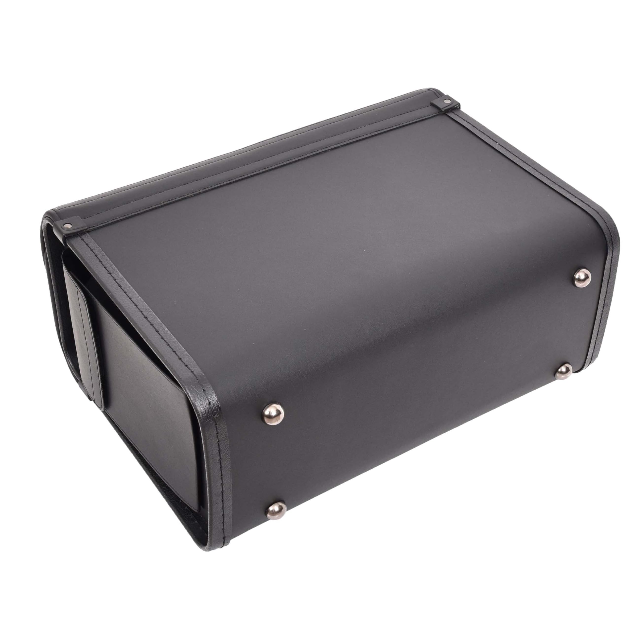 Borsa da medico in finta pelle con maniglia, valigetta da pilota, colore nero Arvid, Nero , Length: 42 cm Height: 30 cm Width: 19 cm