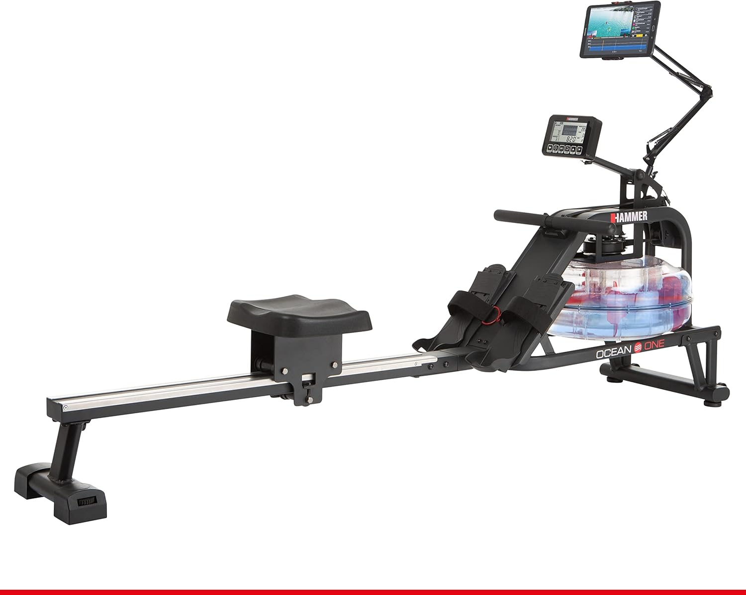 Hammer Ocean One Máquina de remo con 20 programas, experiencia de